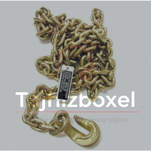 زنجیر یکسر قلاب کج آمریکایی 3 متری سایز 7